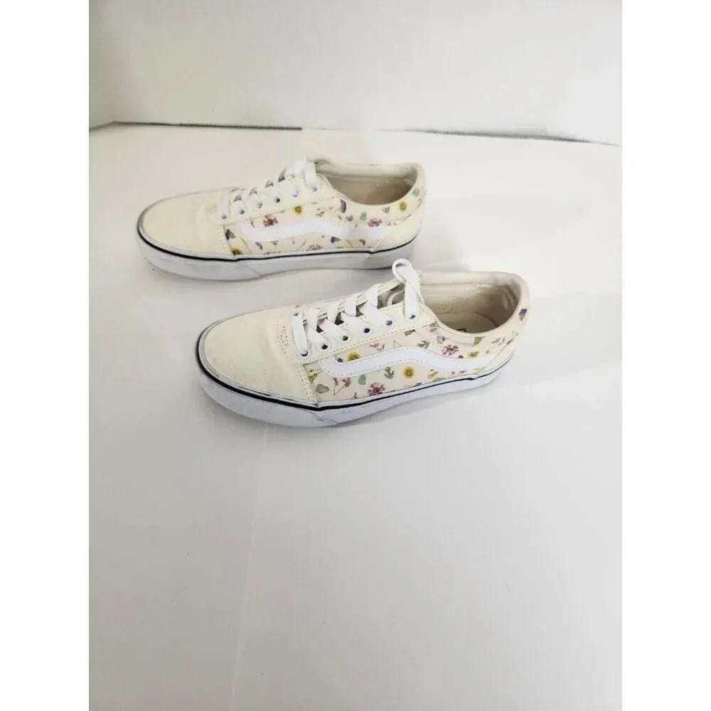 Vans Suede/Canvas, Women’s Low-Top SneakersWomen's Size 6.5 Pressed Flor… - Picture 3 of 9